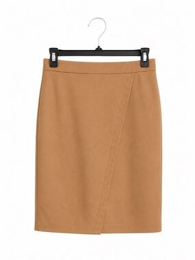 Banana Republic 0P Brown Pencil Skirt | Lined Classic Workwear Dressy Versatile